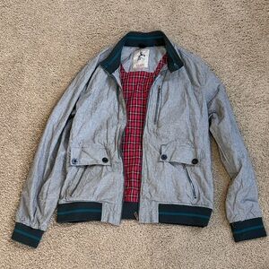 Zara | Men's Light Gray Bomber Jacket | Size XXL